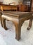 Quality PAIR Vintage Chinese Solid Elm Side Table or Bedside Tables Carousel 7