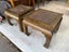 Quality PAIR Vintage Chinese Solid Elm Side Table or Bedside Tables Carousel 9