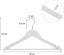 Kids Coat Hangers - White (Set of 20) Carousel 3