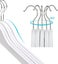 Kids Coat Hangers - White (Set of 20) Carousel 4