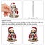 24PCS Jesus Pendant Christmas Advent Calendar 2D Acrylic Countdown Pendant Carousel 4