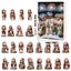 24PCS Jesus Pendant Christmas Advent Calendar 2D Acrylic Countdown Pendant Carousel 1
