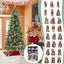 24PCS Jesus Pendant Christmas Advent Calendar 2D Acrylic Countdown Pendant Carousel 9