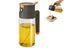 2 In 1 650ml Oil Sprayer Olive Oil Dispenser Bottle for Cooking Baking BBQ Black Carousel 1