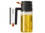 2 In 1 650ml Oil Sprayer Olive Oil Dispenser Bottle for Cooking Baking BBQ Black Carousel 4