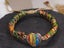 Handmade Beaded Bracelet Adjustable Woven Bangle Multicolor Carousel 4