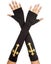 Gold Gothic Cross Fingerless Gloves Carousel 1
