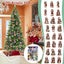 24PCS Jesus Pendant Christmas Advent Calendar 2D Acrylic Countdown Pendant Carousel 8