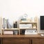 NNETM Rustic Wooden Multi-layer Desktop Storage Rack Carousel 5