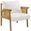 Boucle Upholstered Accent Chair Lounge Chair Carousel 2