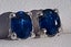 Hand Hammered Natural 2/1.34CTW Kashmir sapphire Vvs2 earring studs Carousel 4