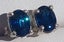 Hand Hammered Natural 2/1.34CTW Kashmir sapphire Vvs2 earring studs Carousel 1