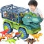 NNEOBA toy car suit boy puzzle Tyrannosaurus excavator car crane drop resistance Carousel 1