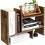 NNETM Desktop Storage Rack Bookshelf - Brown Carousel 2