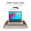 NNETM Premium Black Walnut Monitor Stand Riser with Underneath Storage Carousel 6