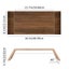 NNETM Premium Black Walnut Monitor Stand Riser with Underneath Storage Carousel 7