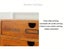 NNETM Timeless Elegance: 3-Layer Vintage Wooden Desktop Organizer Carousel 4