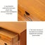 NNETM Timeless Elegance: 3-Layer Vintage Wooden Desktop Organizer Carousel 6