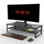 NNETM Organized Elevation: Dual-Level Monitor Stand with Drawer Carousel 1