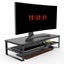 NNETM Organized Elevation: Dual-Level Monitor Stand with Drawer Carousel 2