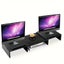 NNETM Adjustable Dual Monitor Stand Riser Carousel 2