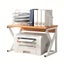 NNETM K-Type Desktop Printer Storage Rack - Multi-Layer Floor-to-Floor Cabinet Carousel 1