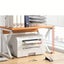 NNETM K-Type Desktop Printer Storage Rack - Multi-Layer Floor-to-Floor Cabinet Carousel 3