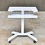 NNETM Height Adjustable Mobile Standing Desk with Keyboard Tray Carousel 3