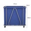 SOGA Stainless Steel Commercial Large Soiled Linen Laundry Trolley Cart with ... Carousel 2