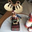 BRITISH :: Russian Dolls SANTA :: Musical DEER $1-00 RES :: QUAINT ORIGINAL:; Carousel 19