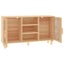 Sideboard Brown 105x30x60 Cm Solid Wood Pine and Natural Rattan Taplao Carousel 5