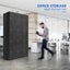 Steel Locker Gym Stationary Storage Cabinet 12 Doors Carousel 7