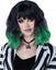 Miss Behaving Short Black and Green Wig Carousel 1