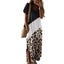 Leopard Joint Colour Patchwork Split Long Dress Carousel 8