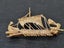 Pure 18k gold Viking ship broach 18 carat yellow gold Carousel 8