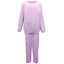 Adults Unisex 100% Flannel 2PCS Set Loungewear Long Pyjamas Sleepwear Nightie... Carousel 3