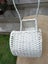 Charming vintage 1950s white cane dolls pram Carousel 4