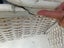Charming vintage 1950s white cane dolls pram Carousel 5