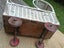 Charming vintage 1950s white cane dolls pram Carousel 8
