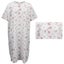 Women's 100% Cotton Short Sleeves Night Dress Gown Nightie Pajamas PJs Sleepw... Carousel 3