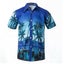 New Adults Kids Cotton Hawaiian Beach Shirt Cool Dry Tropical Summer Casual T... Carousel 11