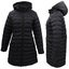 Women's Longline Padded Hooded Jacket Puffer Puffy Quilted Windproof Zip Coat... Carousel 3