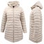Women's Longline Padded Hooded Jacket Puffer Puffy Quilted Windproof Zip Coat... Carousel 6