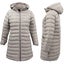 Women's Longline Padded Hooded Jacket Puffer Puffy Quilted Windproof Zip Coat... Carousel 9