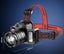 LED Head Lamp Flashlight USB Rechargeable Head Lamp Adjustable Focus Sense Head Carousel 3