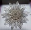 Antique Art Deco period sterling silver filigree starburst brooch Carousel 1