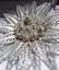 Antique Art Deco period sterling silver filigree starburst brooch Carousel 4