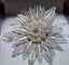 Antique Art Deco period sterling silver filigree starburst brooch Carousel 11