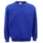 New Adult Unisex Plain Pullover Fleece Jumper Mens Long Sleeve Crew Neck Swea... Carousel 1