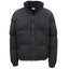 Men's Black Heavy Puffer Jacket - Fur Lined Winter Coat with Zip Pockets Carousel 1